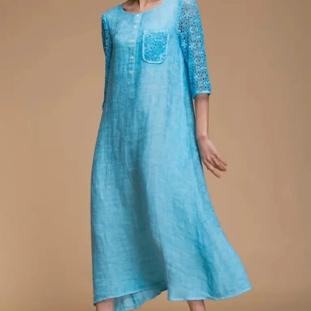Blue kurthi-shaasboutique Blue lengthi kurthi