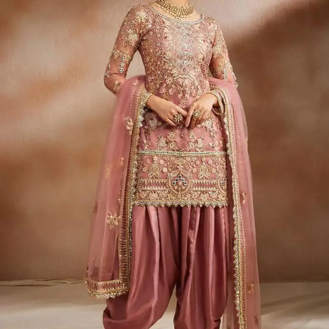 Salwar suite -shaasboutique Full work top and dupatta salwar suite