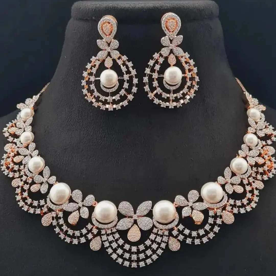 Heavy pearl stone accessories for your beautiful day