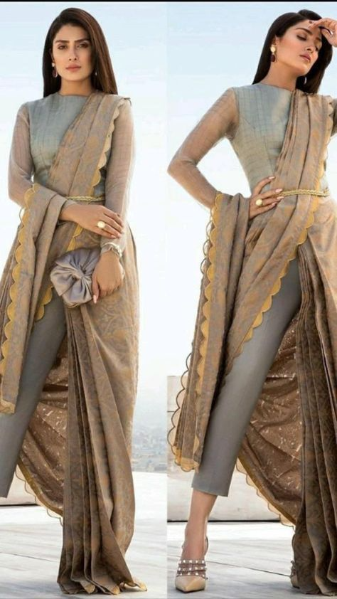 traditional saree with modern touch Kerala kasavu saree with modern touch